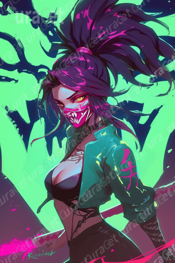 LoL 아칼리 일러스트