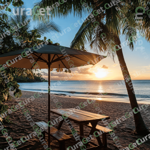 Sunset on a Summer Beach