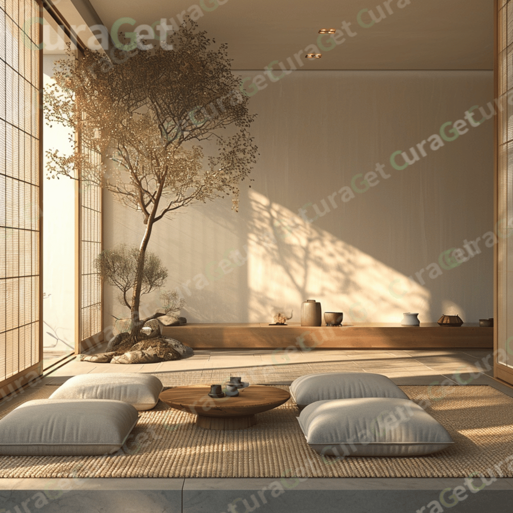 젠스타일 거실 인테리어