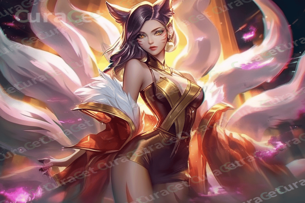 Lol 아리 일러스트