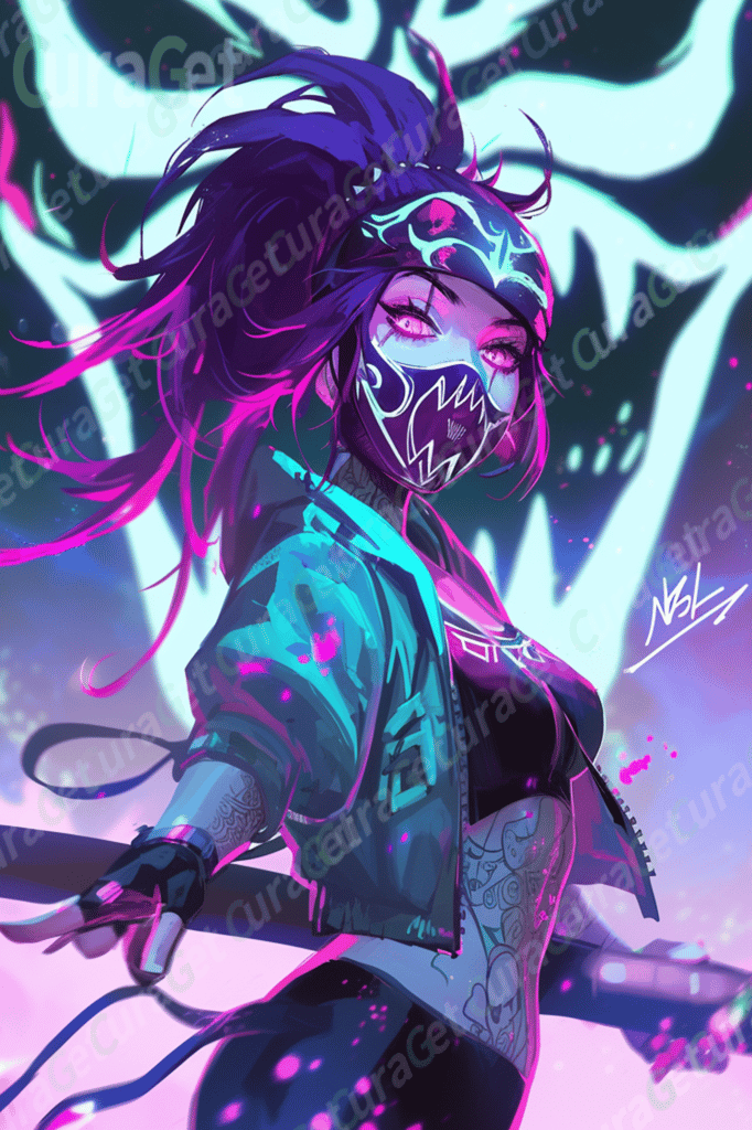 LoL 아칼리 일러스트